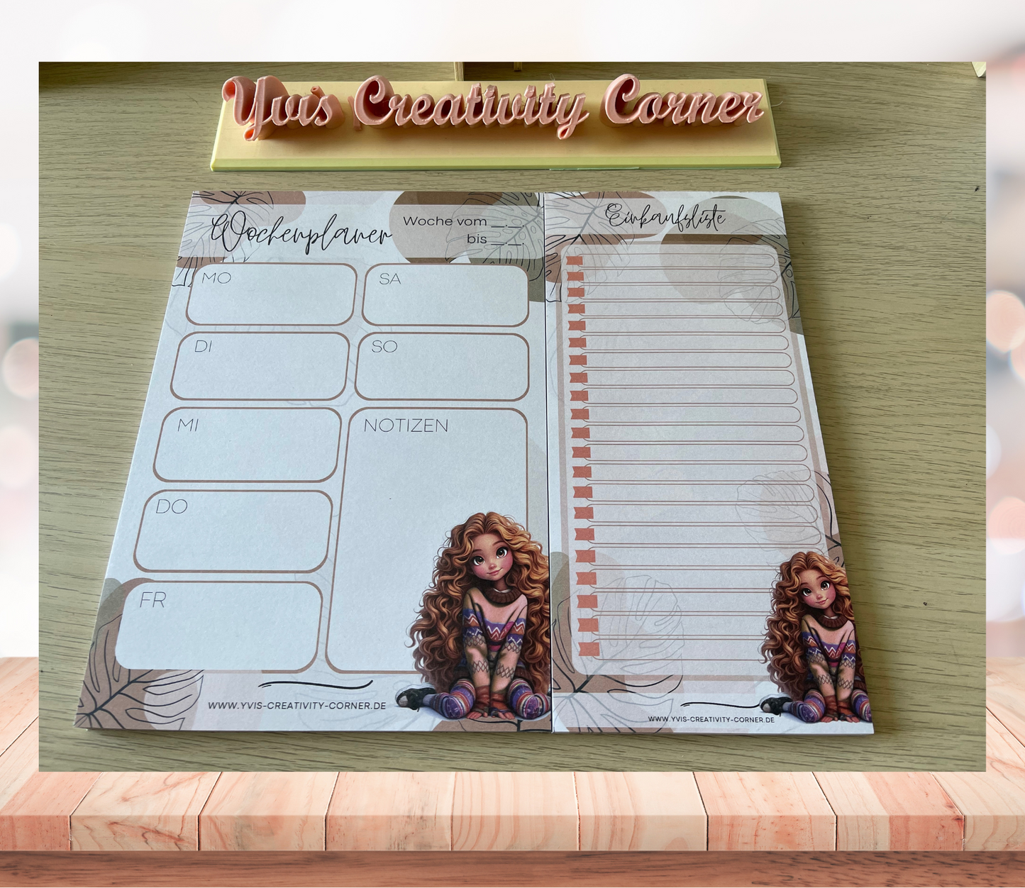 Einkaufsliste Block „Shopdesign“ DIN lang