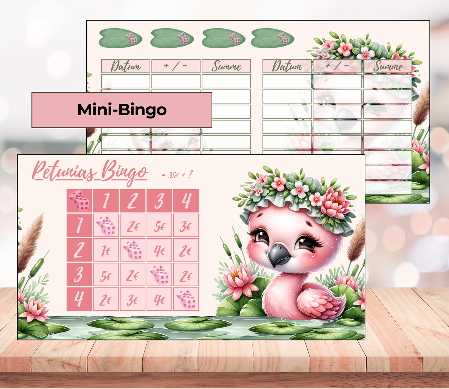 Sparchallenge "Petunias Bingo", A6