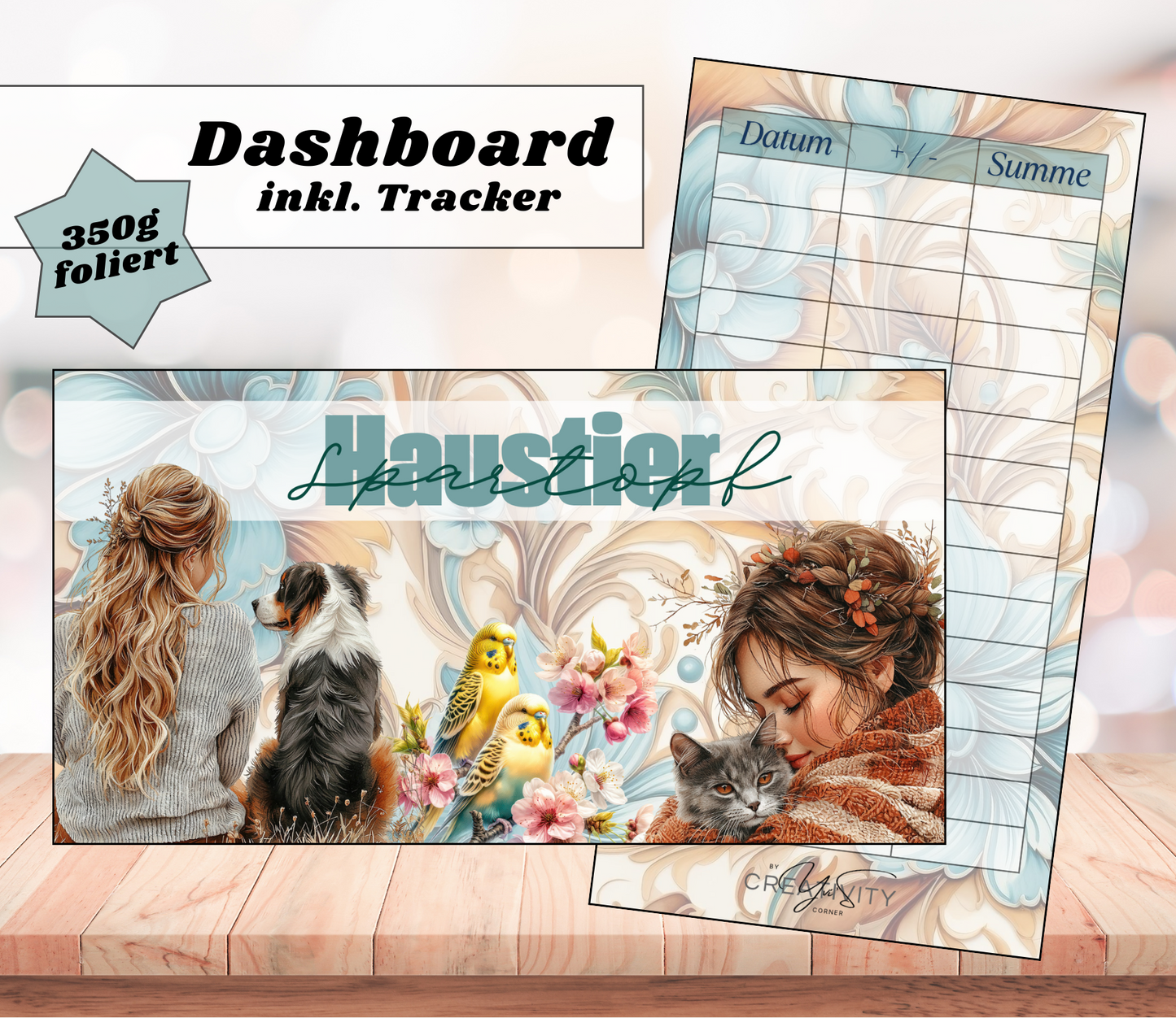 Dashboards - mehrere Auswahlmöglichkeiten, foliert, A6, Papier 400g