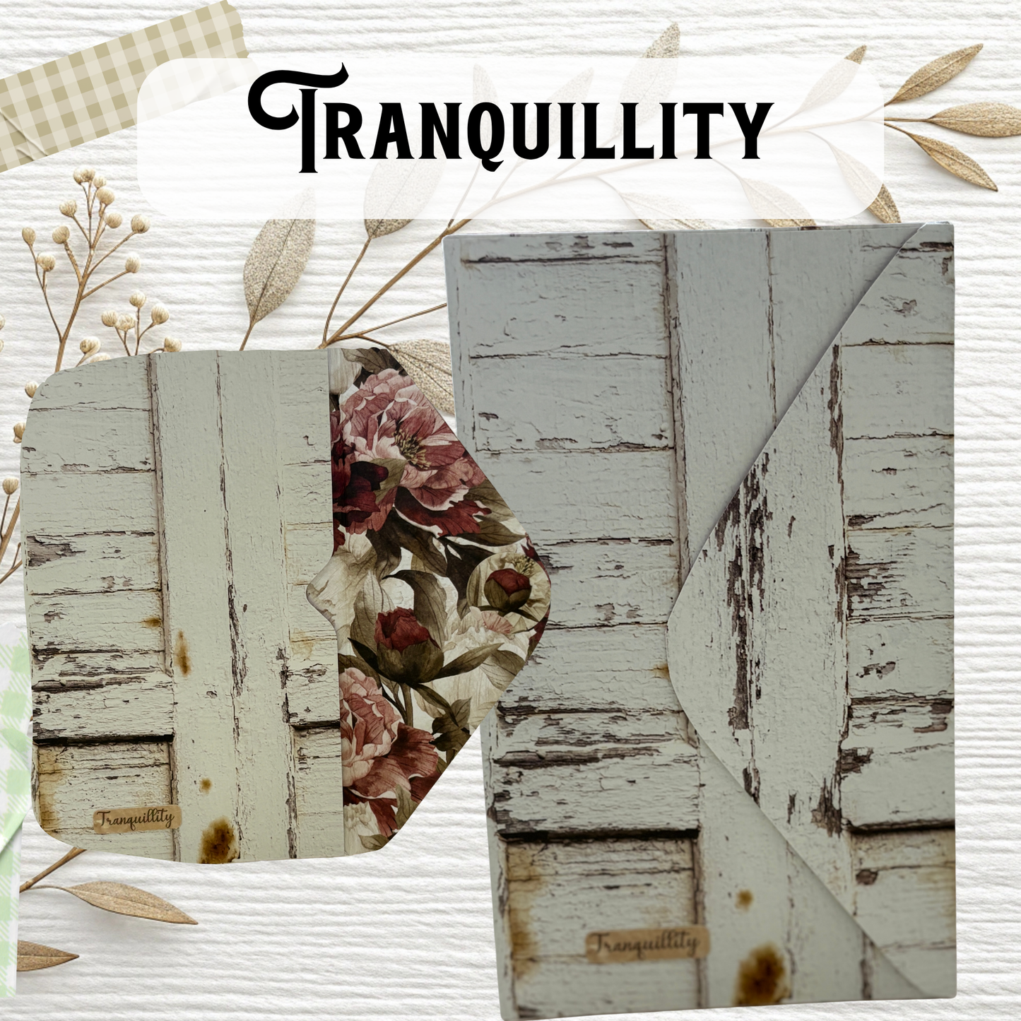 A6 Challenge-Brieftasche "Tranquillity" –Unikat-