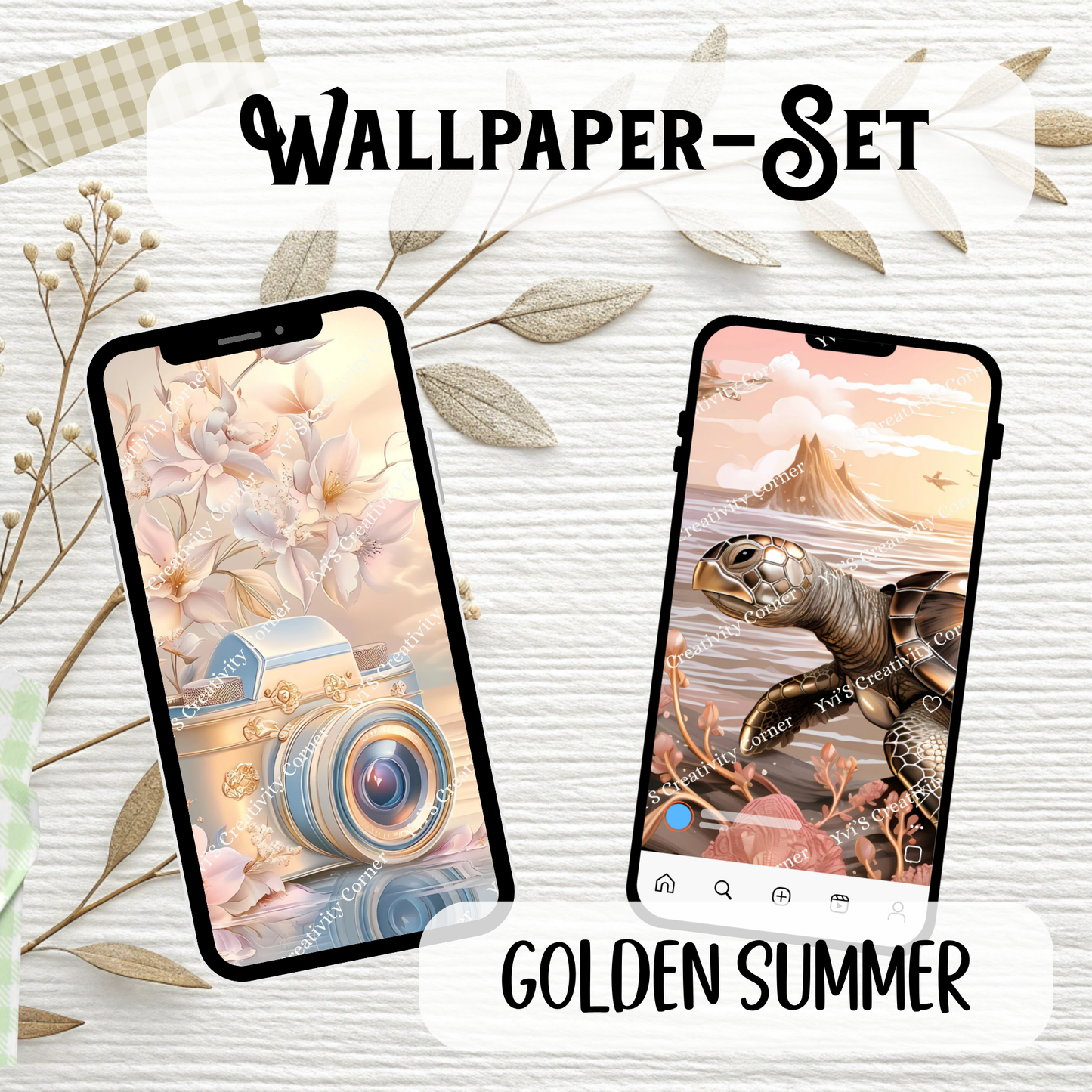 Wallpaper Bundle "Goldener Sommer"