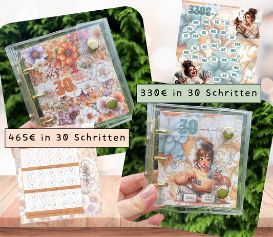 A8 Binder inkl. zwei 30-Umschläge Challenges (foliert) und 30 Hüllen