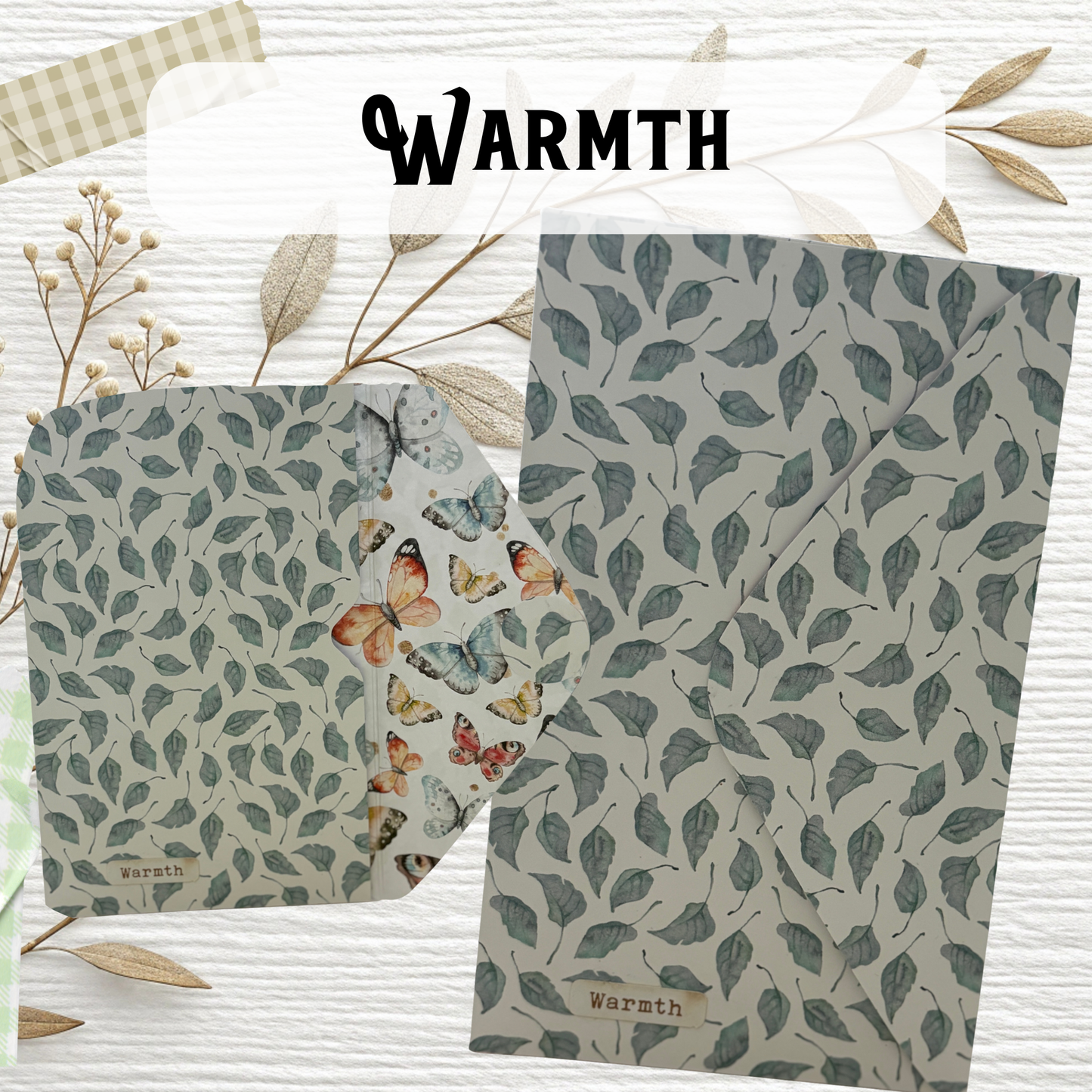 A6 Challenge-Brieftasche "Warmth" –Unikat-