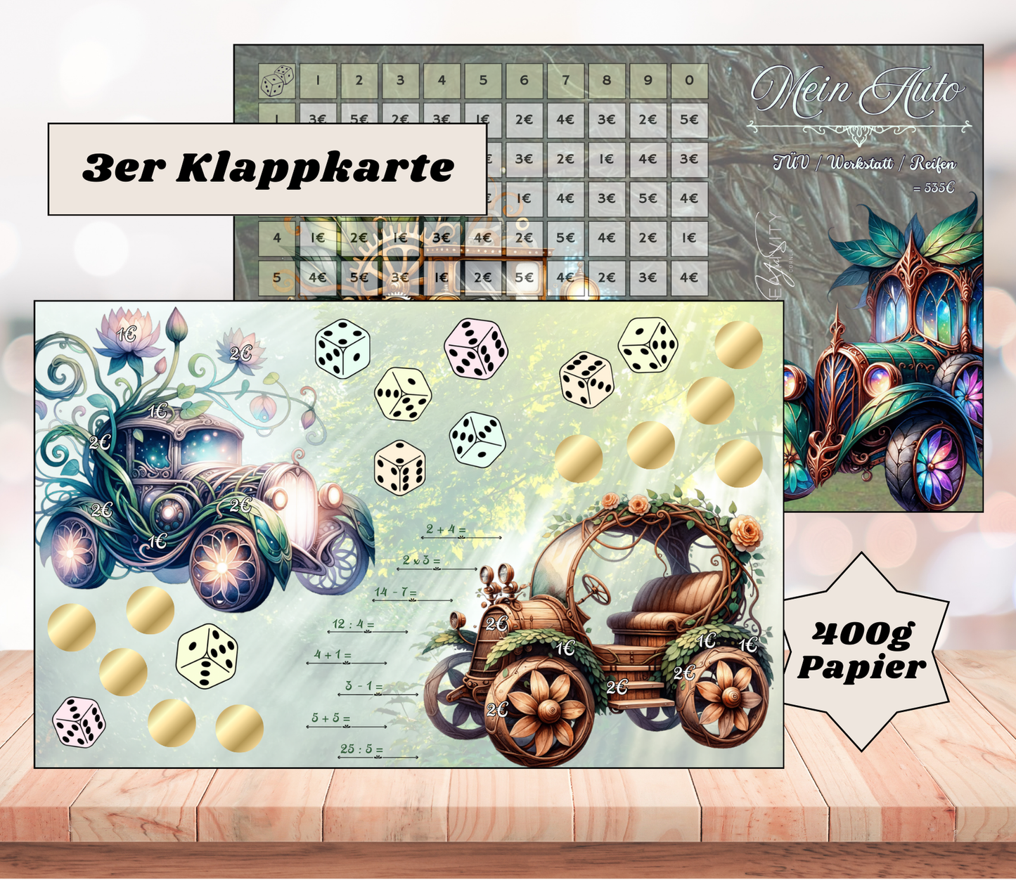 Sparchallenge-Set "Auto-fantasy", A6