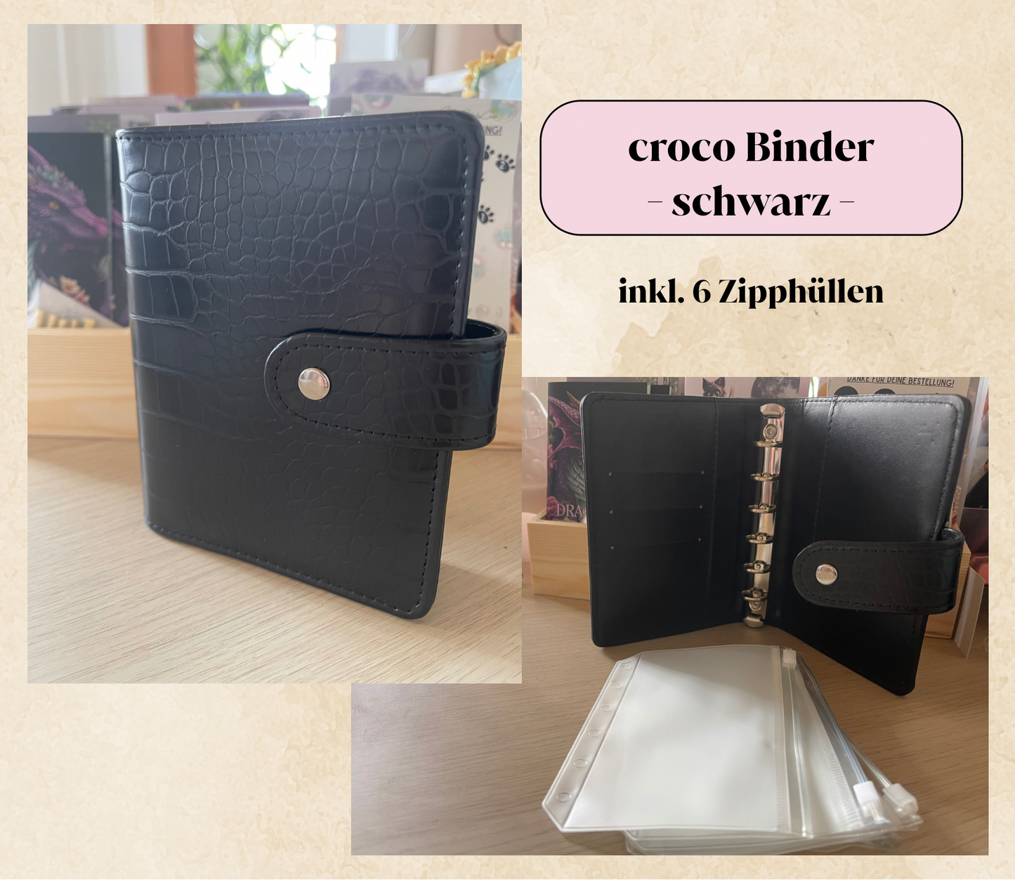 A7 Binder inkl. Zipphüllen