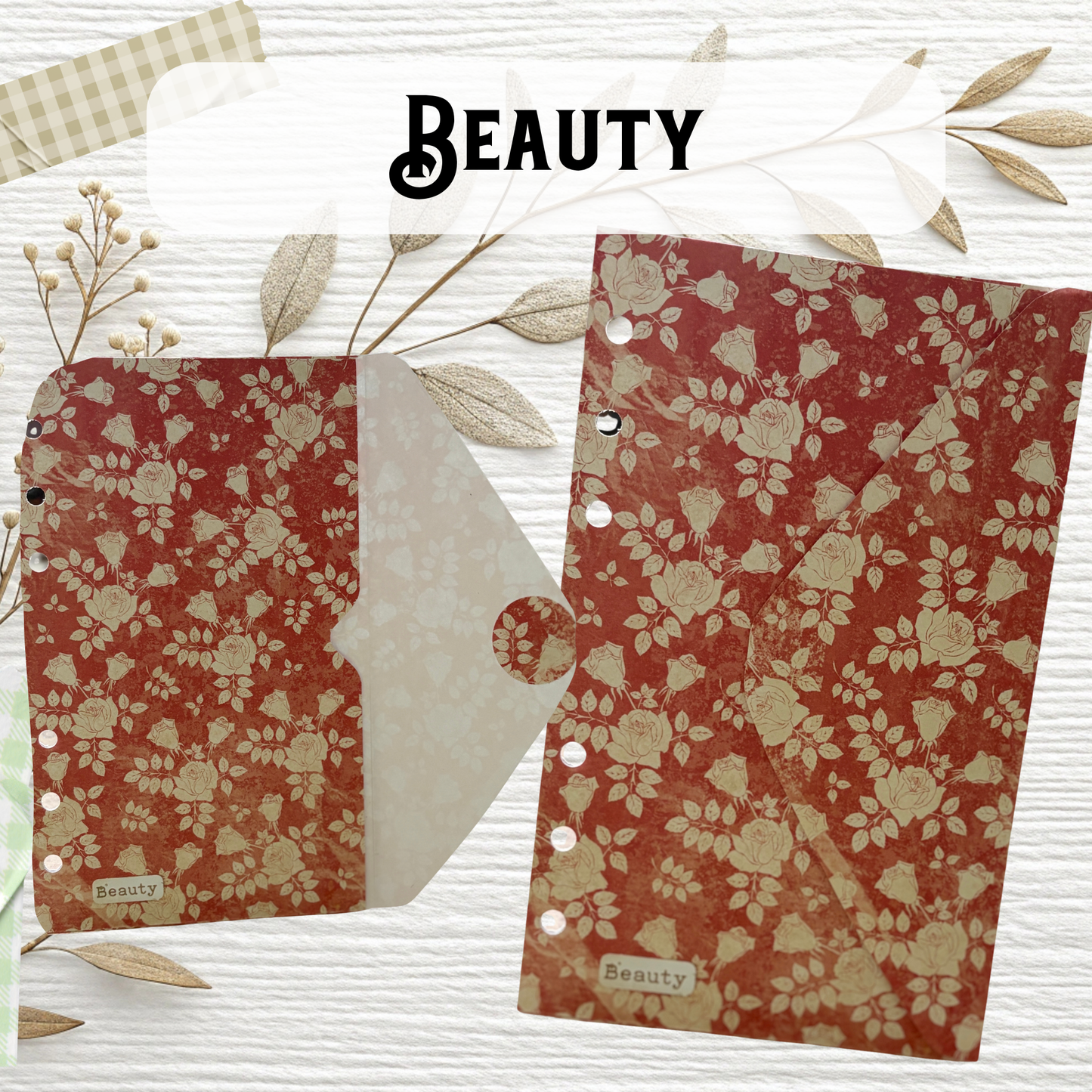 A6 Challenge-Brieftasche "Beauty" –Unikat-