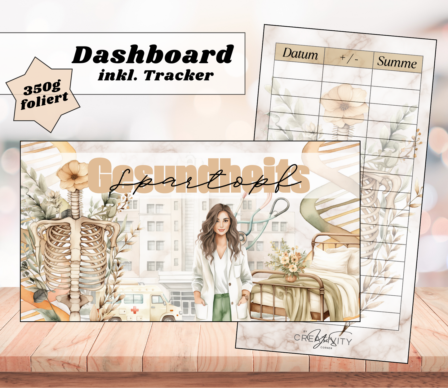 Dashboards - mehrere Auswahlmöglichkeiten, foliert, A6, Papier 400g