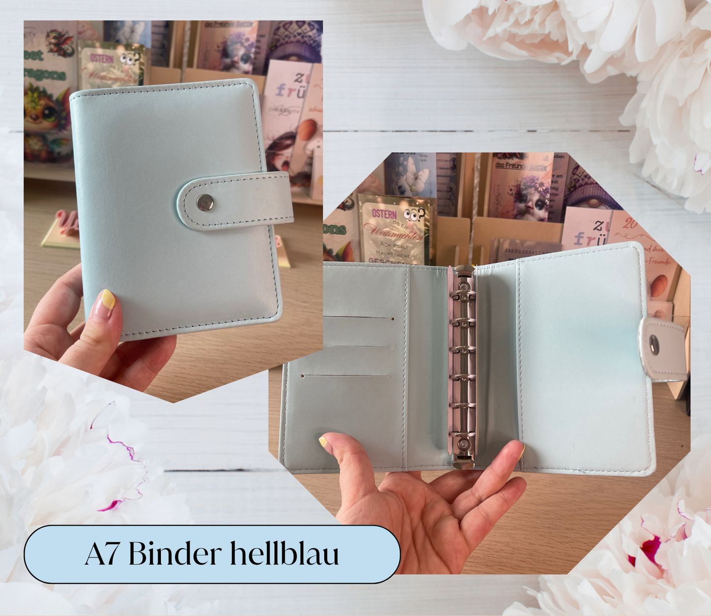A7 Binder „einfach“ inkl. matten Zipphüllen