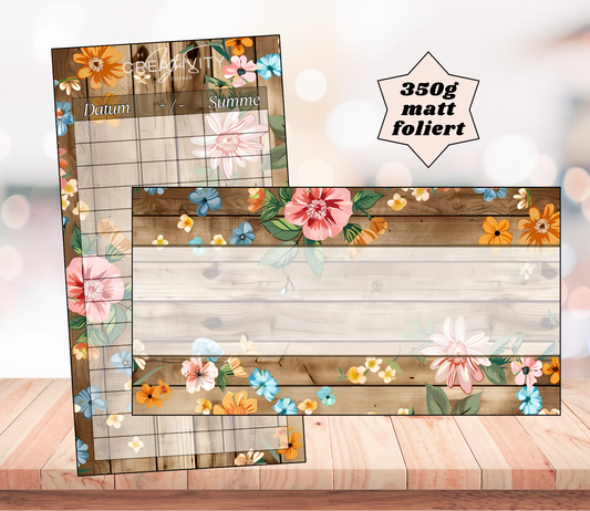 Dashboards - mehrere Auswahlmöglichkeiten, A6, Papier 350g foliert