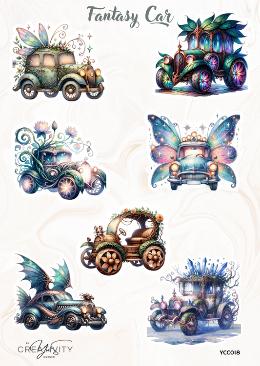 Stickerbögen „Autos“