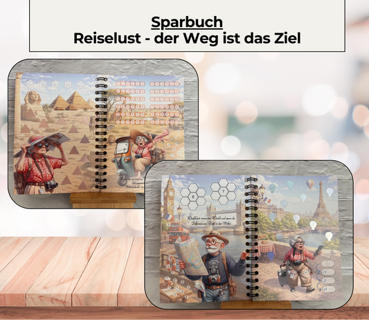 Sparplan „Reiselust - der Weg ist das Ziel“, A6, Spiralbindung