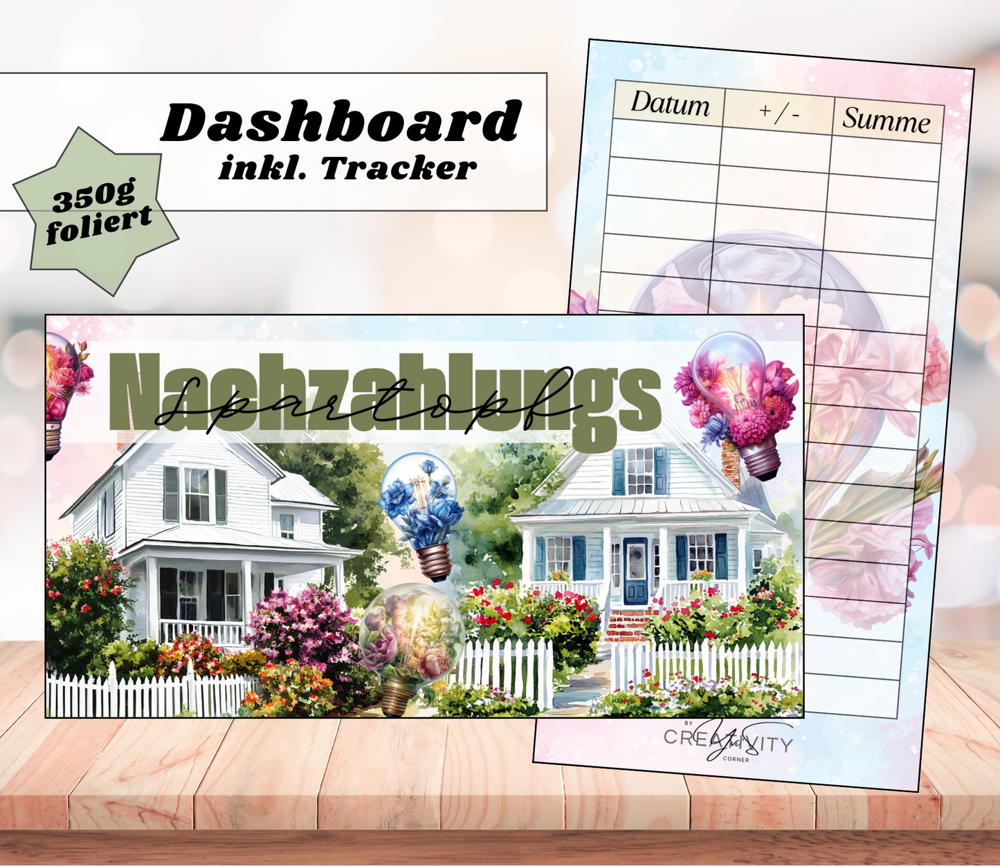 Dashboards - mehrere Auswahlmöglichkeiten, foliert, A6, Papier 400g