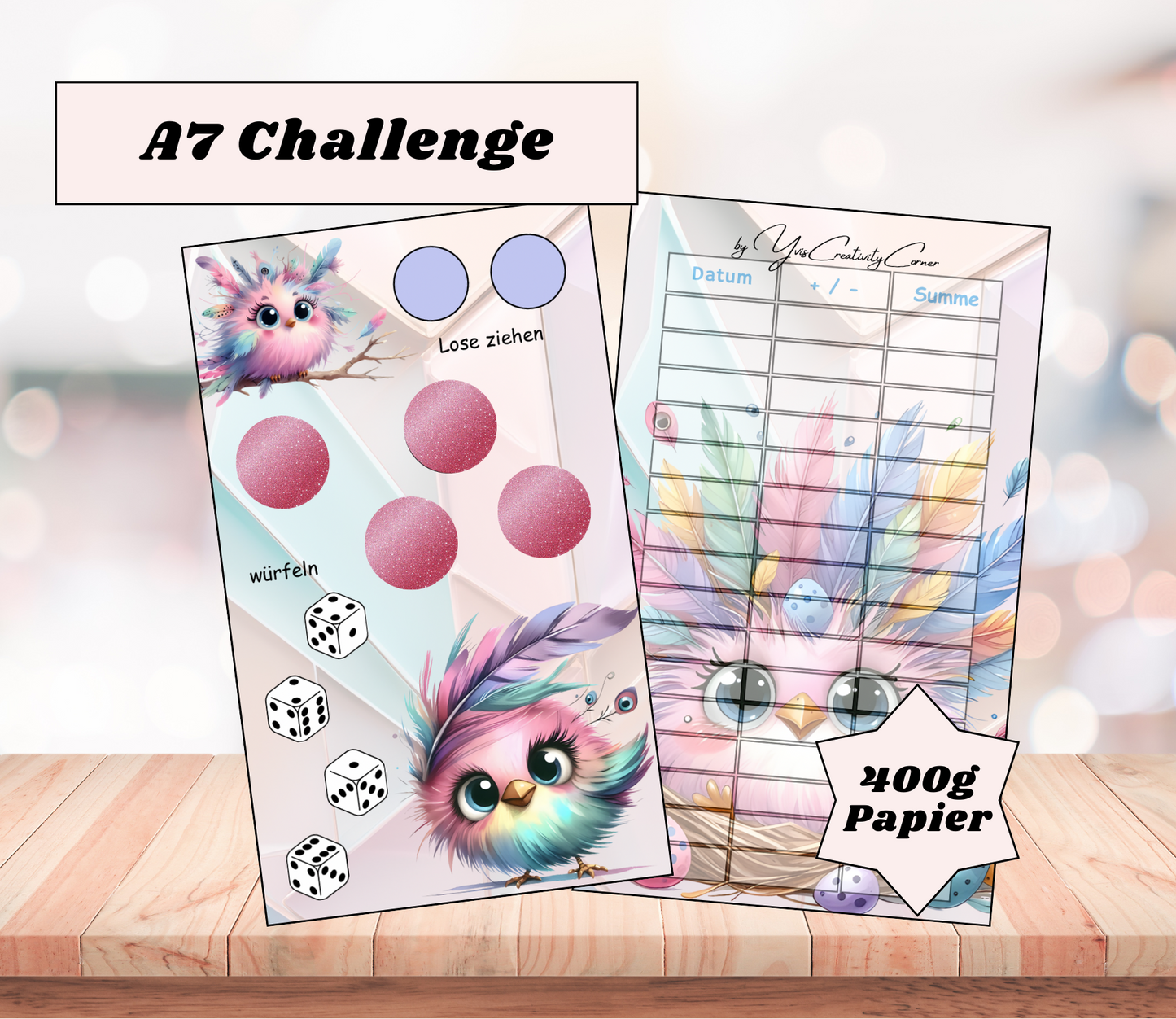 A7 Sparchallenge „bunte Vögel"