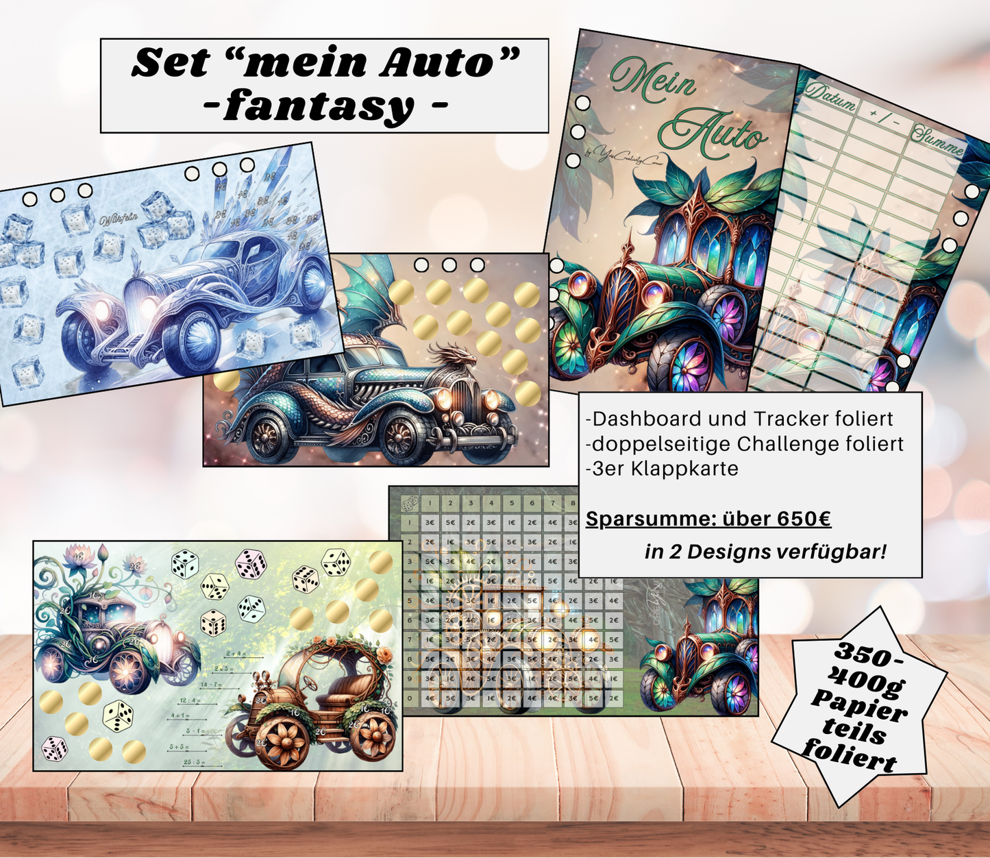 Sparchallenge-Set "Auto-fantasy", A6