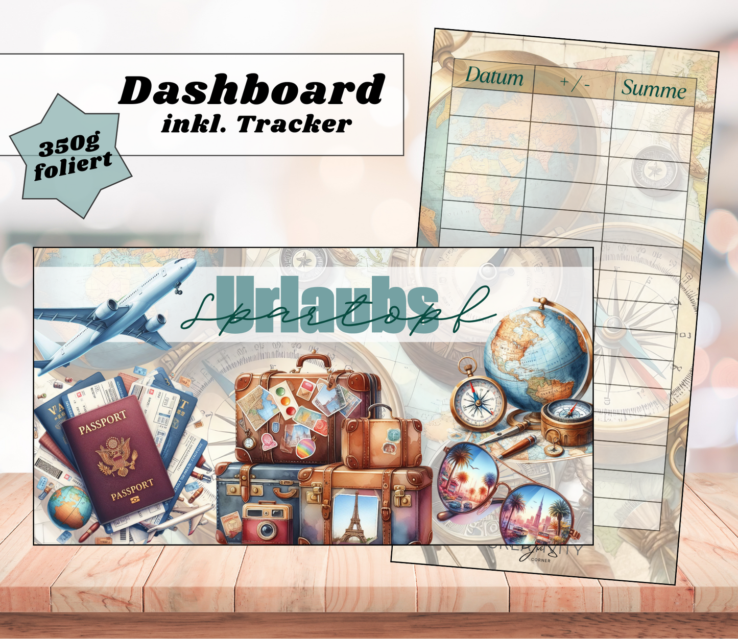 Dashboards - mehrere Auswahlmöglichkeiten, foliert, A6, Papier 400g