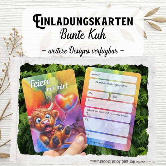 Einladungskarten zum Geburtstag – Verschiedene Designs für Kinder & Erwachsene