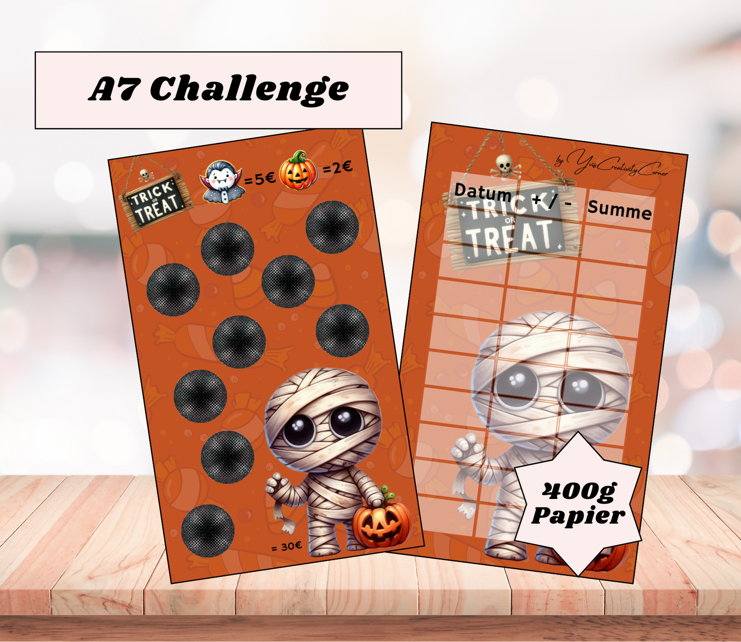 A7 Sparchallenge „Trick or Treat"