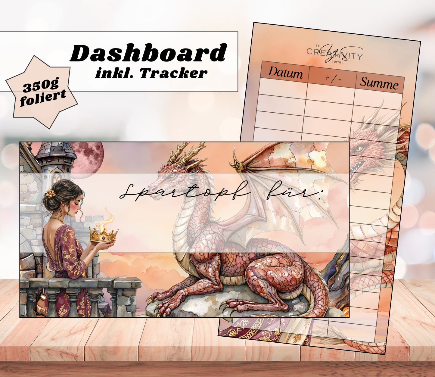 Dashboards - mehrere Auswahlmöglichkeiten, foliert, A6, Papier 400g