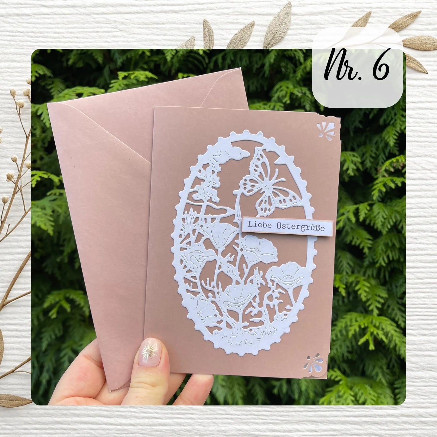 Handgemachte Grußkarten - Ostern / Frühling