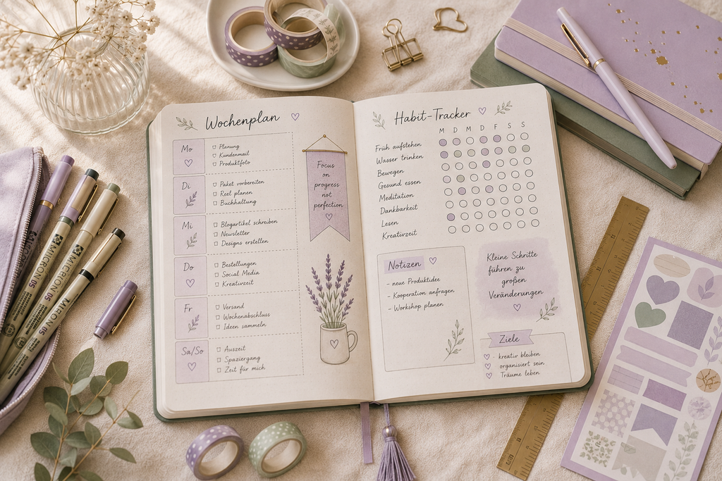 Bullet Journal Guide: Dein kreativer Weg zu mehr Fokus & Organisation