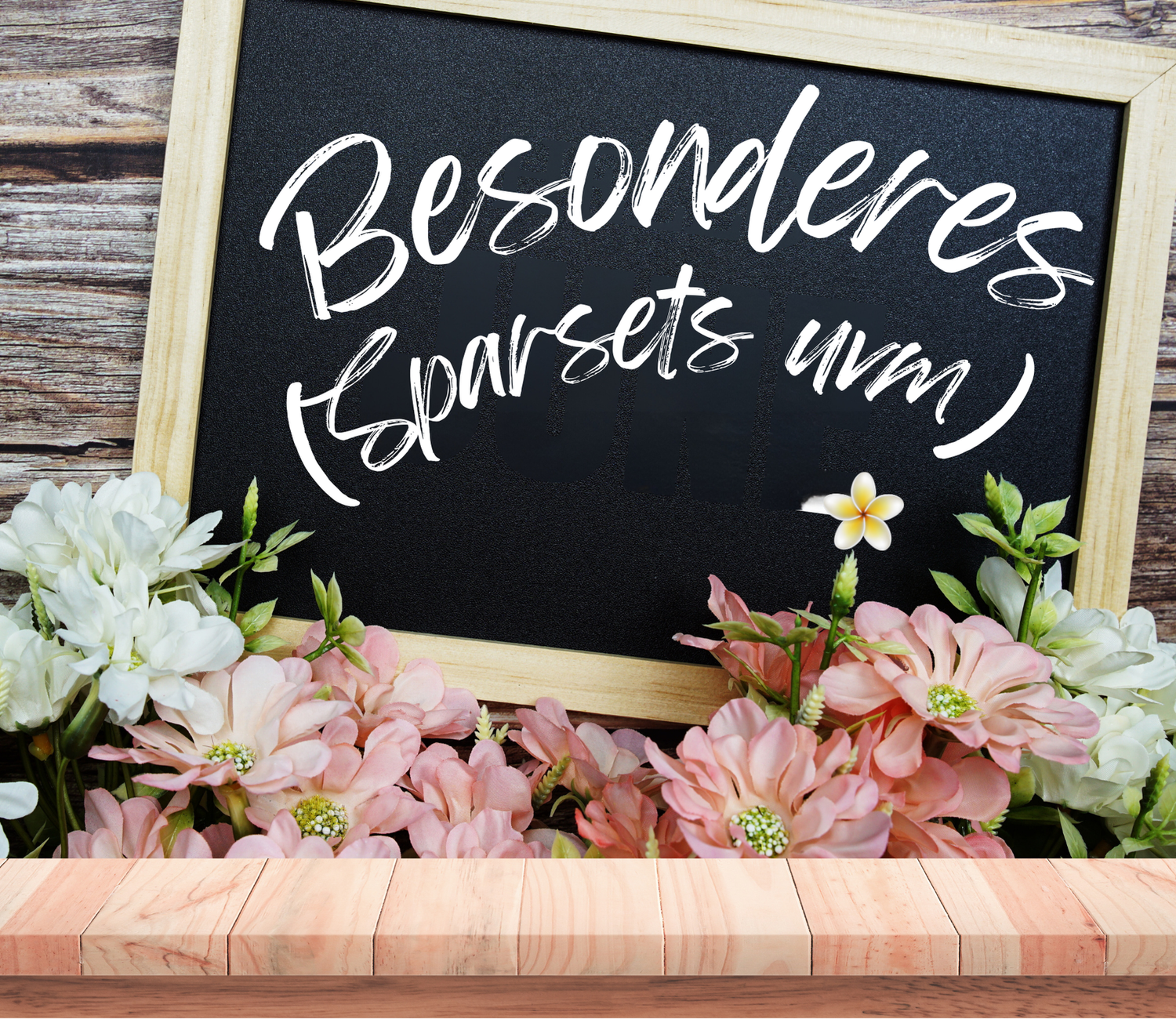 Besonderes (Sparsets uvm)