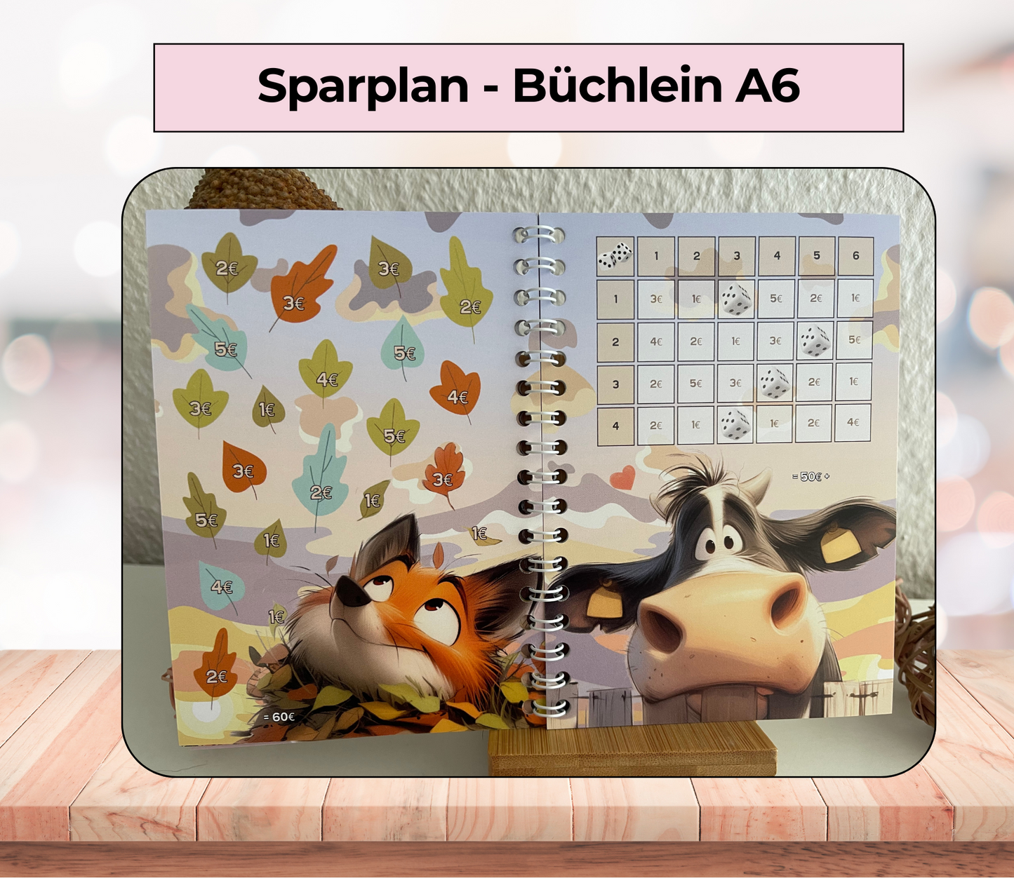 Sparplan „Mini“, A6, Spiralbindung