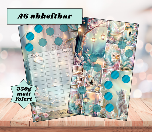 Sparchallenge "Summer Evening", A6, Papier 350g foliert