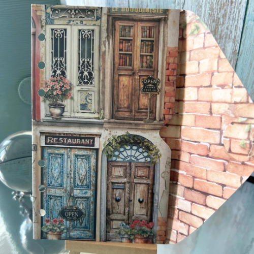 A6 Challenge-Brieftasche "Restaurant is open" – Stilvoll sparen mit Unikaten