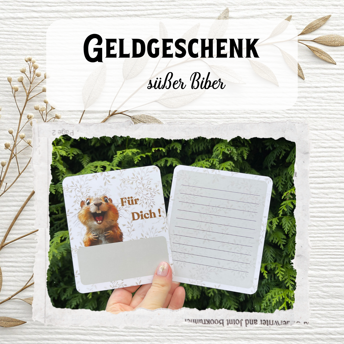 💌 Liebevolle Geldgeschenk-Verpackung