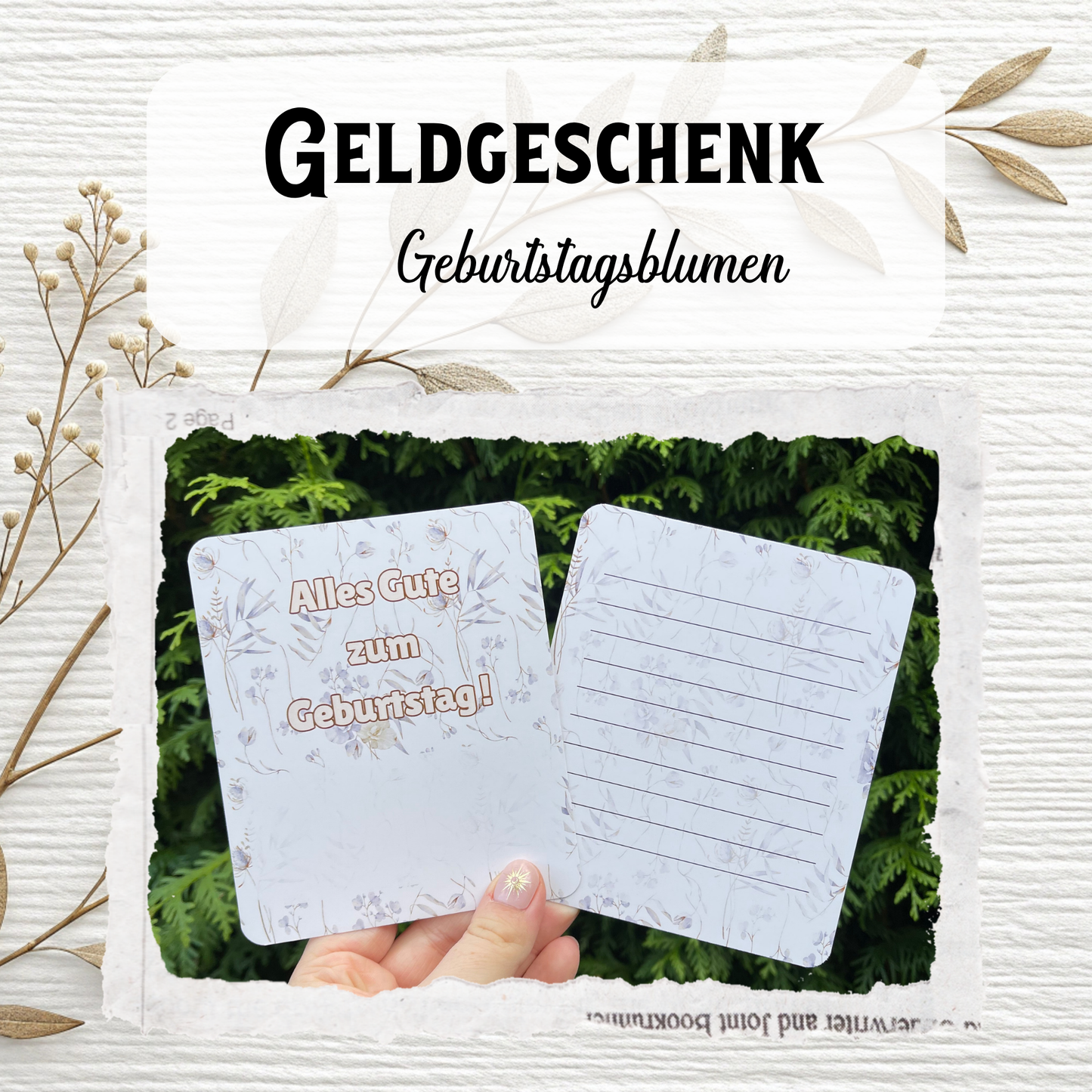 💌 Liebevolle Geldgeschenk-Verpackung