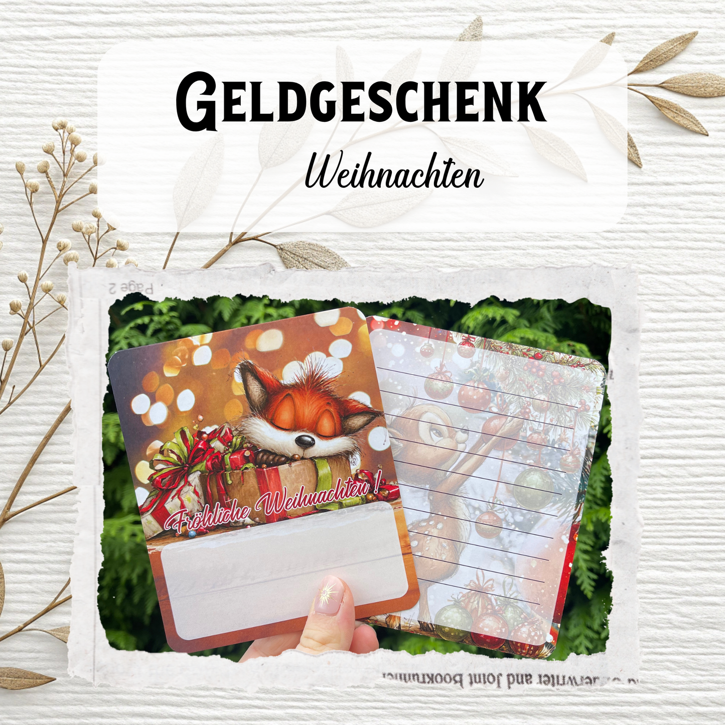 💌 Liebevolle Geldgeschenk-Verpackung