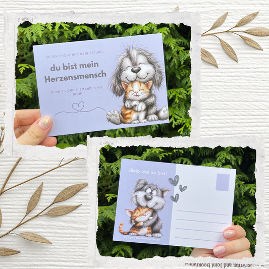Postkarten mit Herz – Motivierende Sprüche & Liebevolle Designs