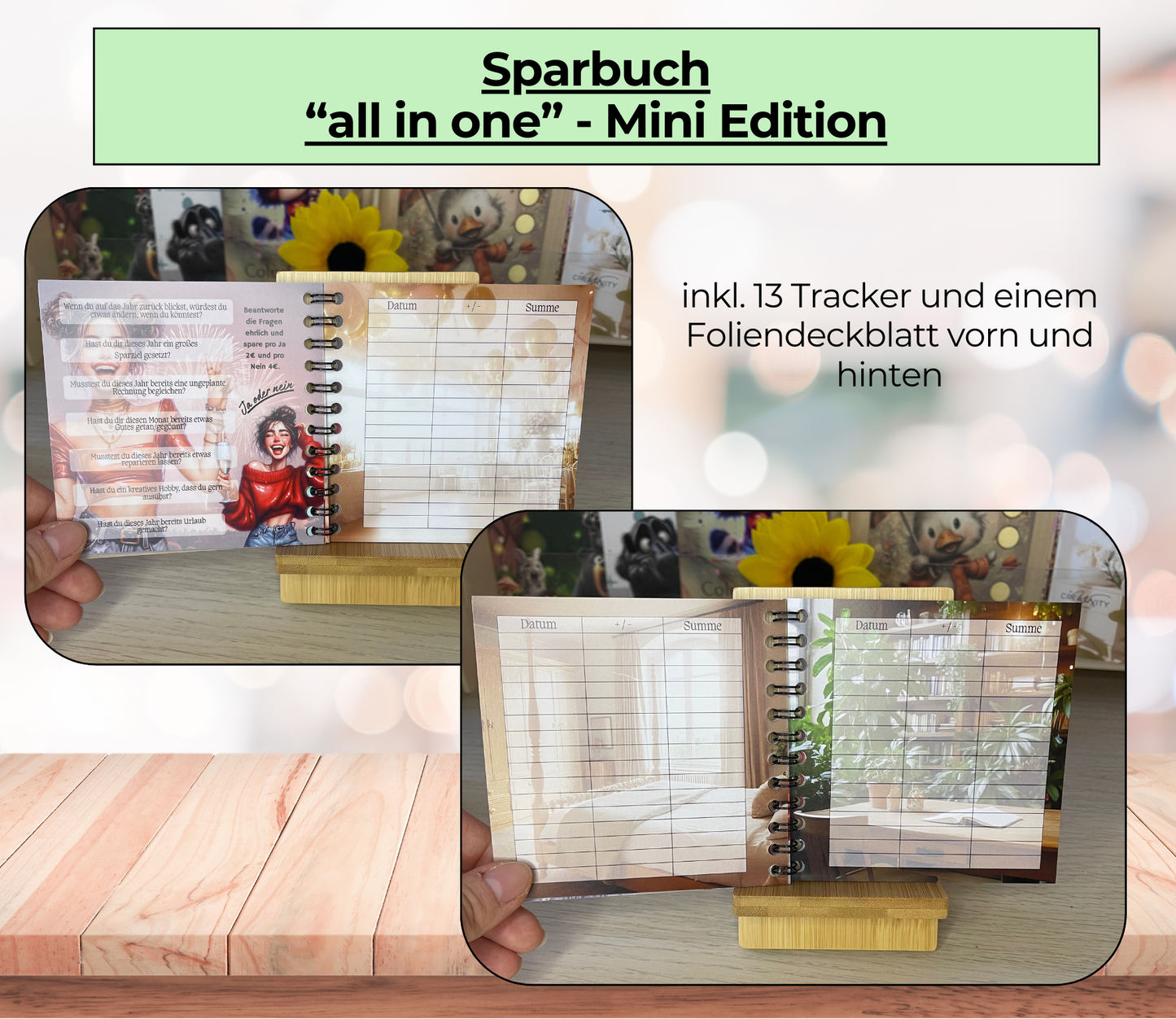 Sparplan „All in one - Miniedition“, A6, Spiralbindung