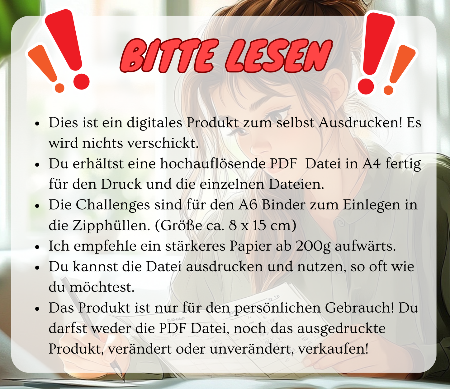 Sparchallenge Set “Do it simply”, A6 selbst Ausdrucken💡KEIN physischer Artikel💡