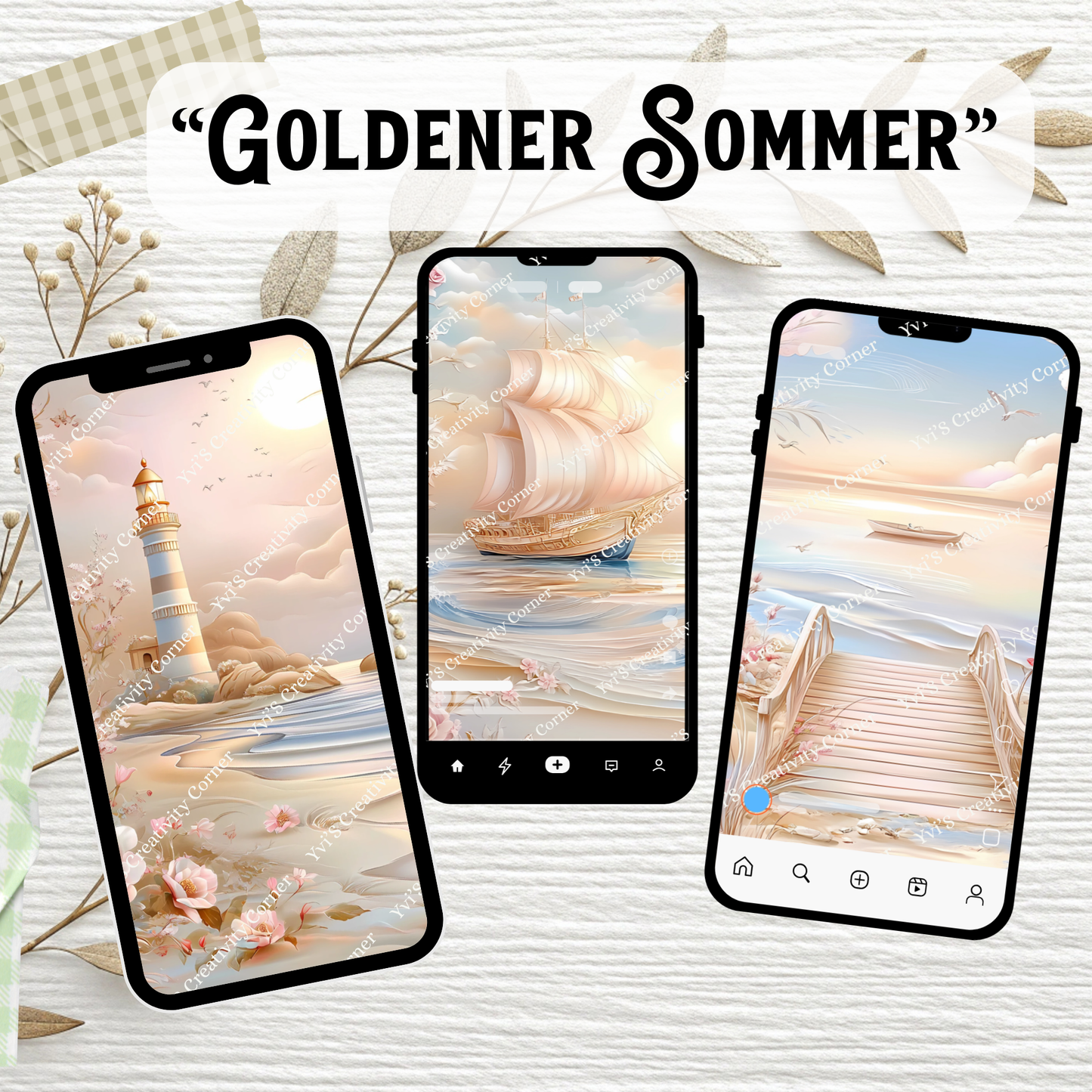 Wallpaper Bundle "Goldener Sommer"