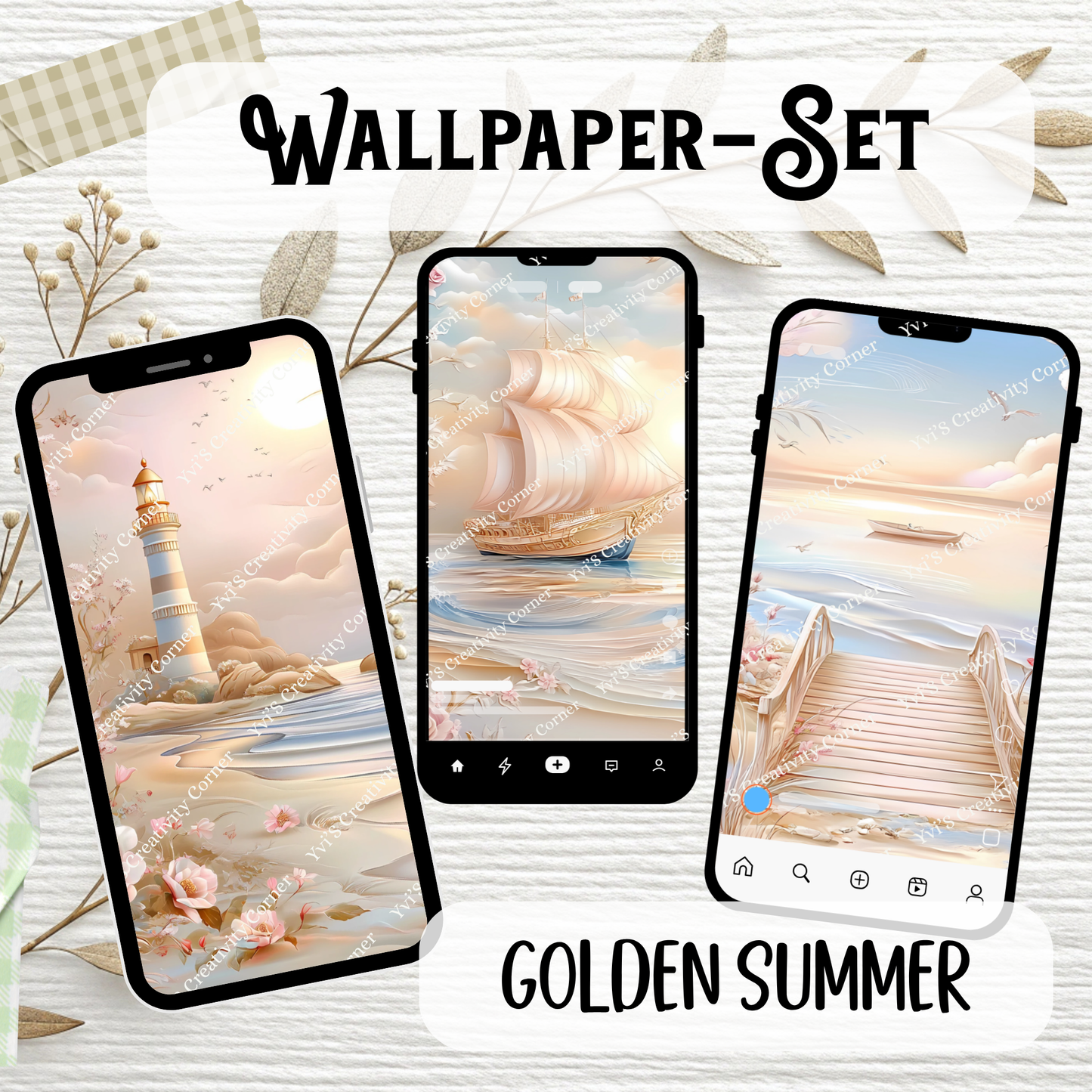 Wallpaper Bundle "Goldener Sommer"