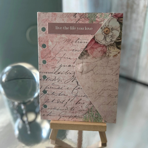 A7 Challenge-Brieftasche "live the life you love" – Stilvoll sparen mit Unikaten