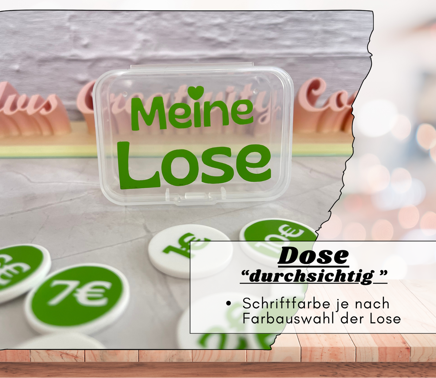 Lose - Chips (wiederverwendbar) doppelseitig - viele Farboptionen