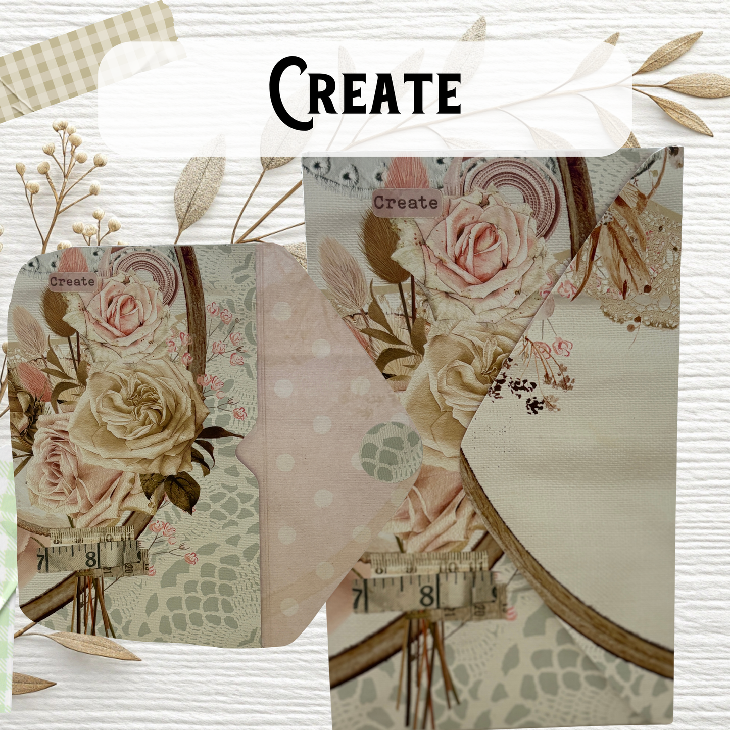A6 Challenge-Brieftasche "Create" –Unikat-