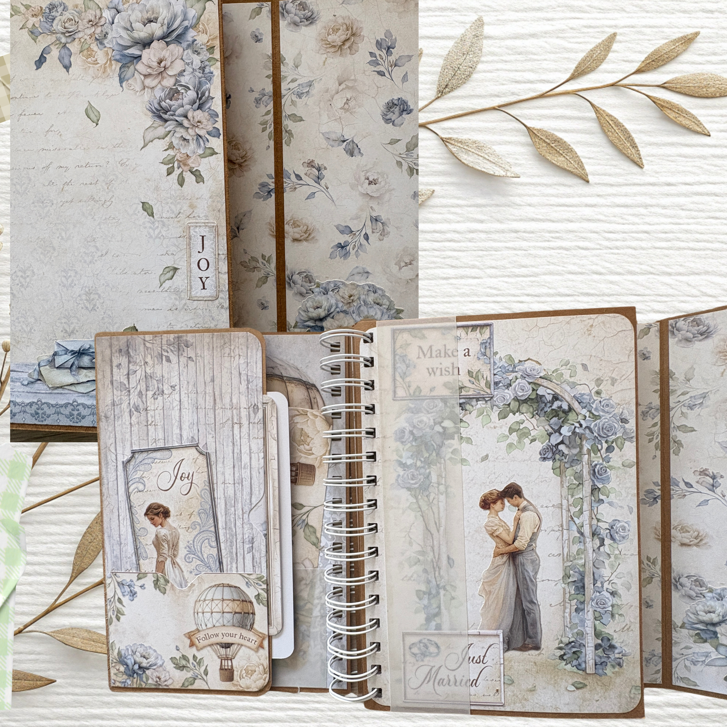 DIY Scrapbook-Album „Vintage Romantic“ – Edles Unikat-