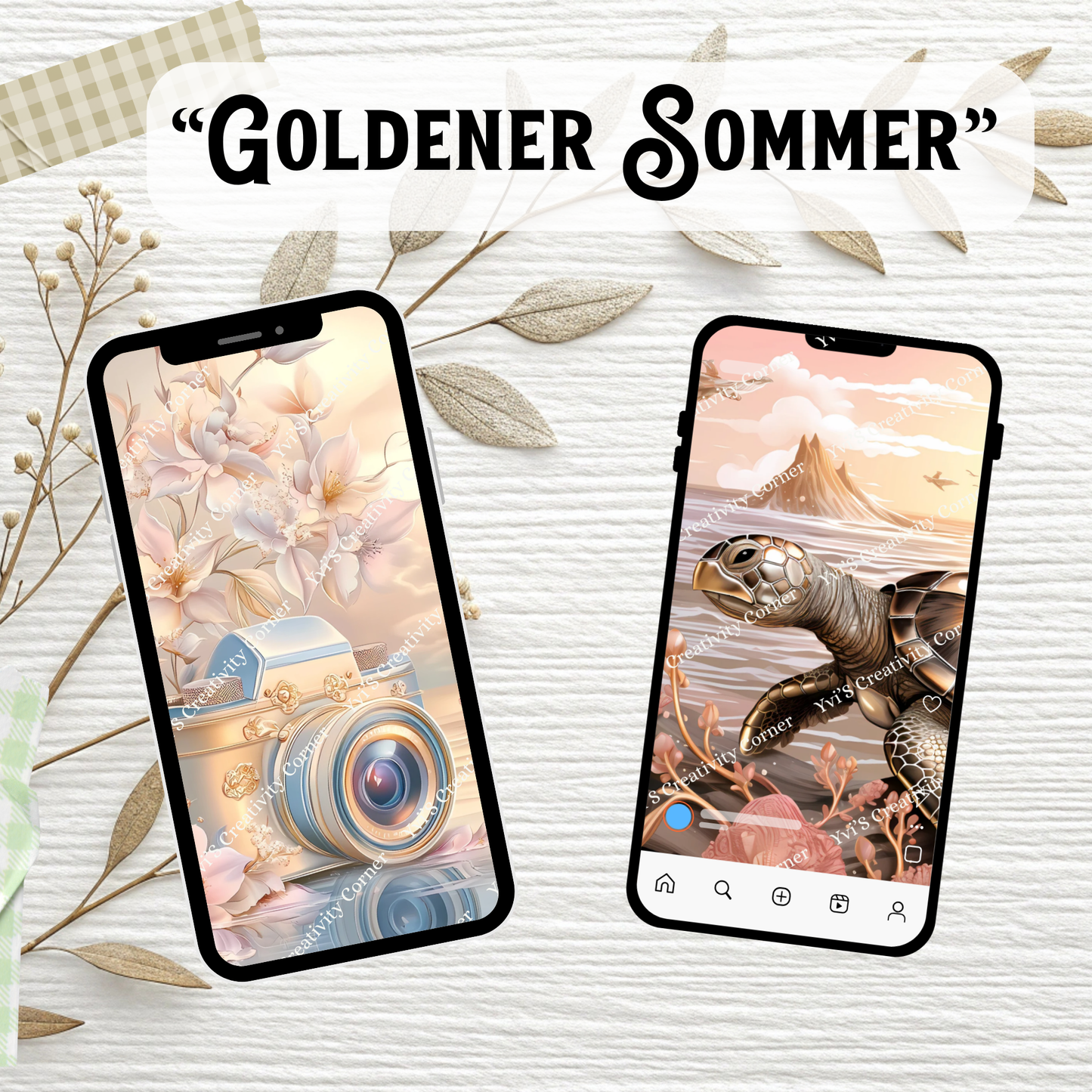 Wallpaper Bundle "Goldener Sommer"