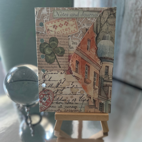 A7 Challenge-Brieftasche "Notes ans Journal" – Stilvoll sparen mit Unikaten