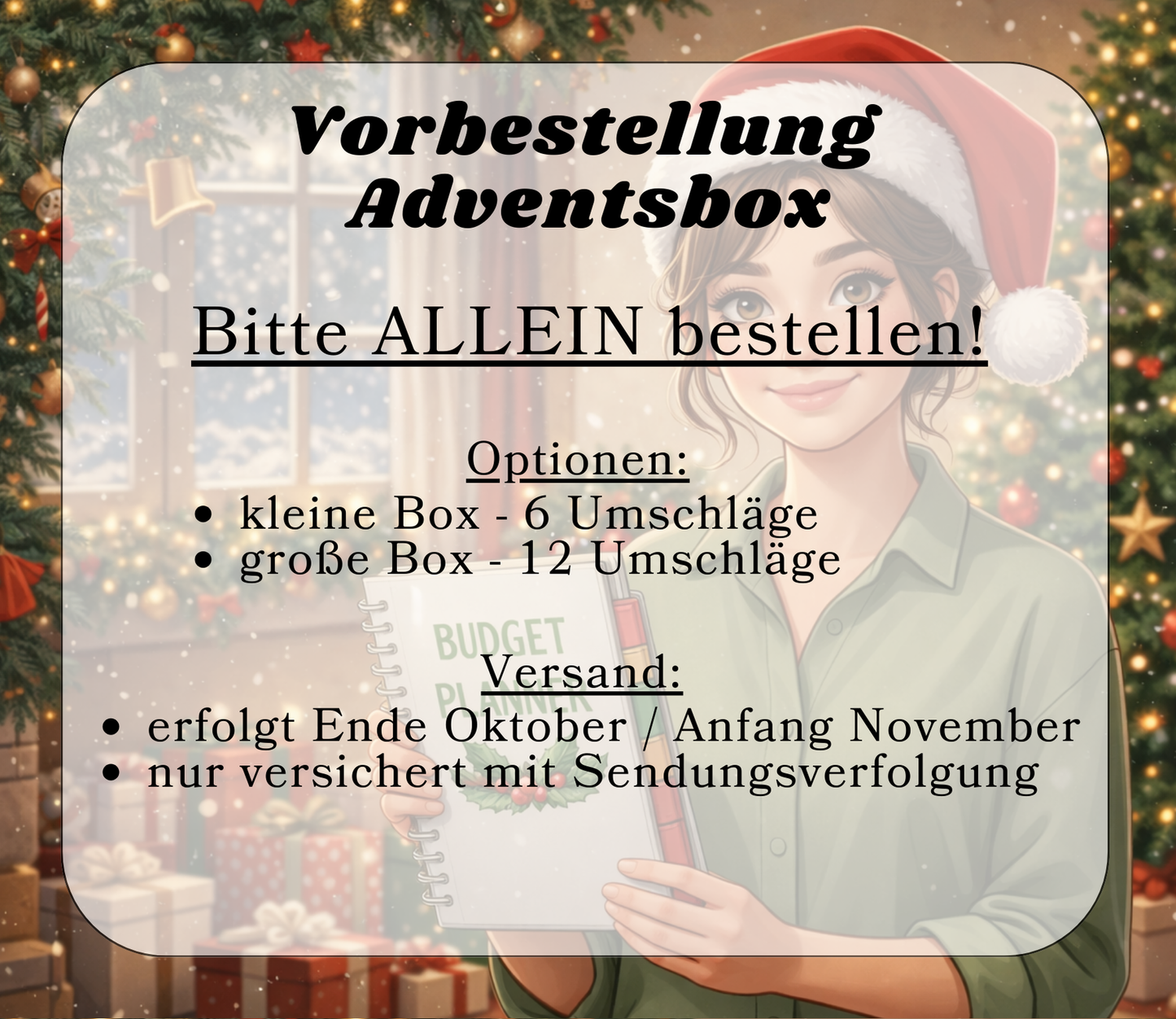 A6 Adventsbox (Vorbestellung)