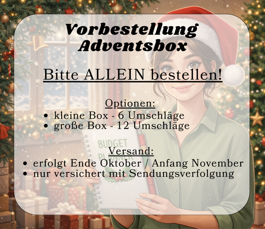 A6 Adventsbox (Vorbestellung)