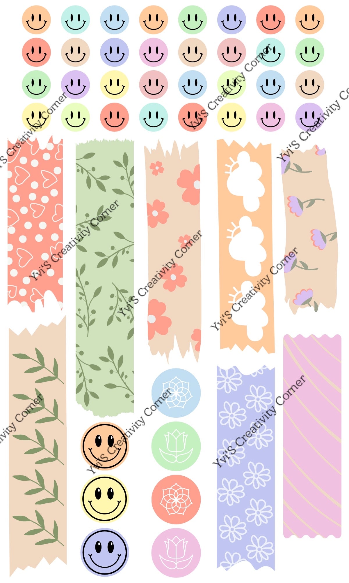 Planersticker-Set Sommer (PS01)