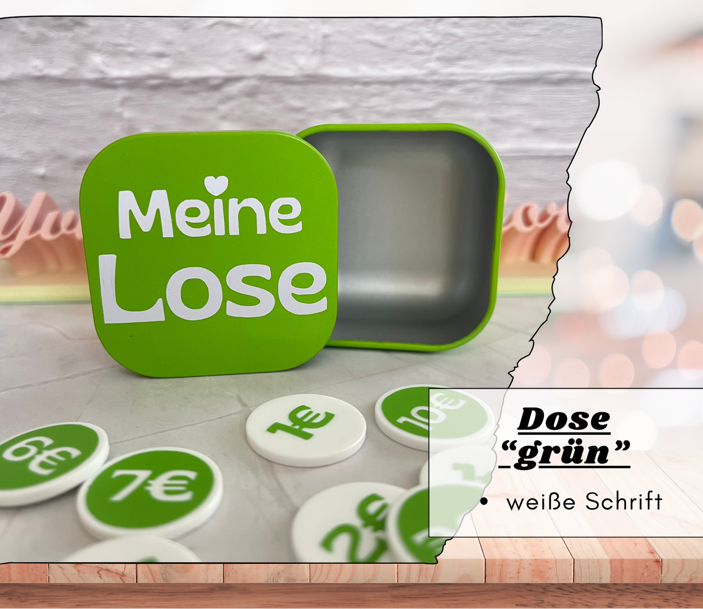 Lose - Chips (wiederverwendbar) doppelseitig - viele Farboptionen