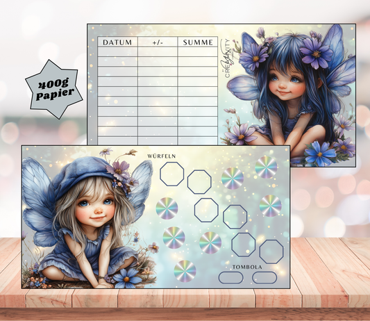 Sparchallenge „Little Fairy", A6, Papier 400g
