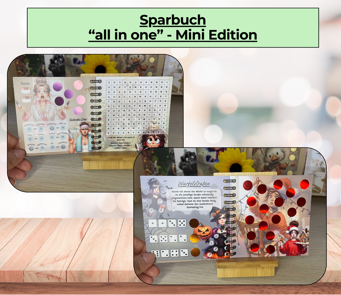 Sparplan „All in one - Miniedition“, A6, Spiralbindung