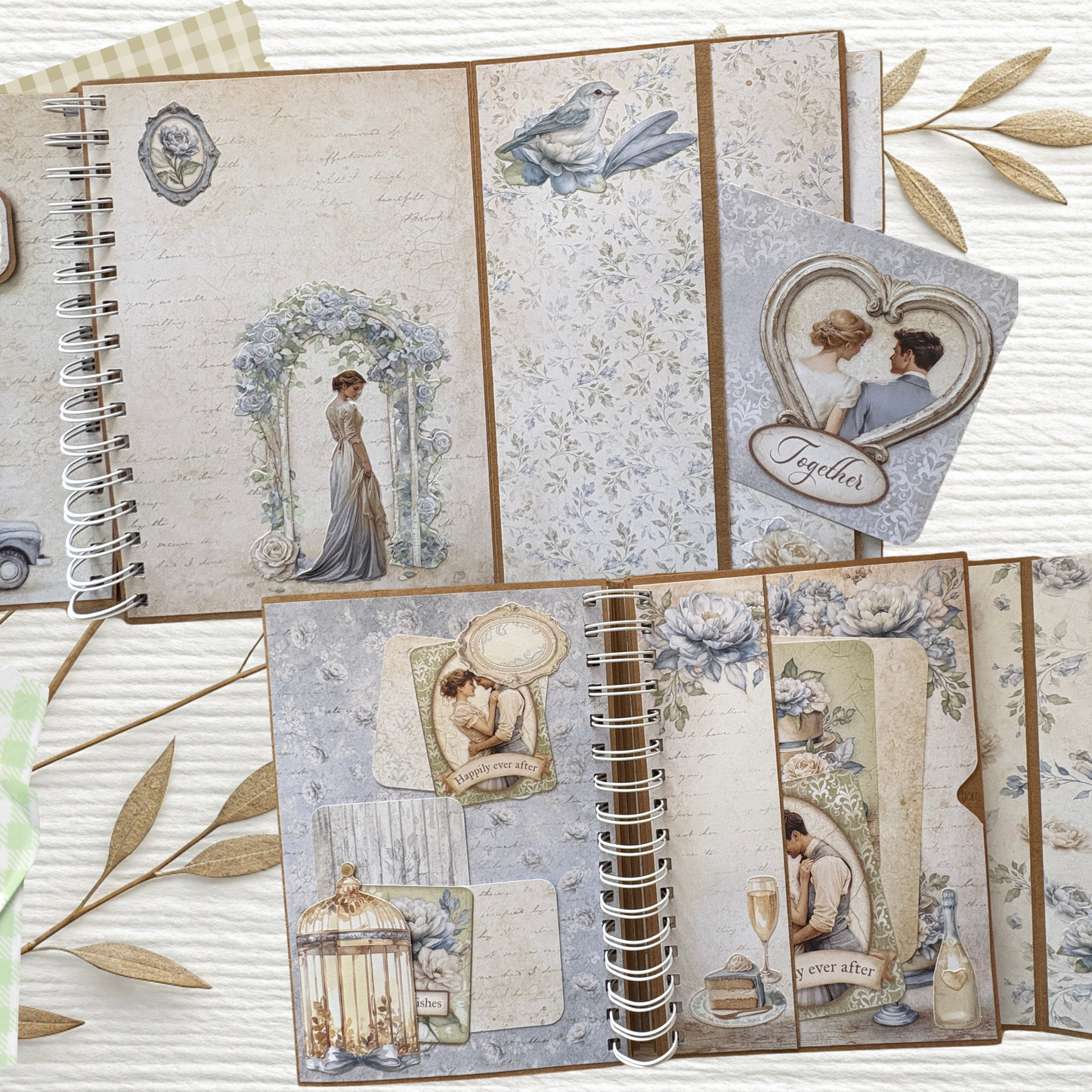 DIY Scrapbook-Album „Vintage Romantic“ – Edles Unikat-