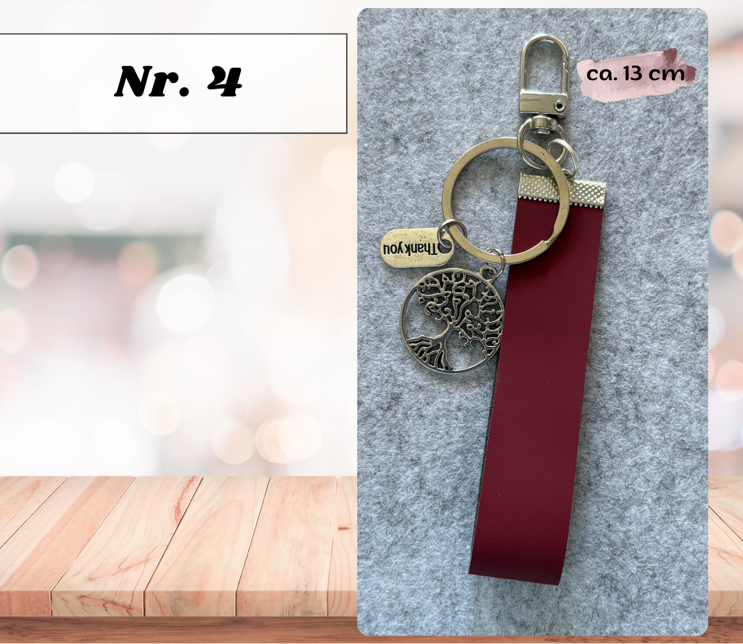 Schlüsselanhänger mit Perlen & Charms – handgefertigt, 10 Designs
